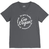 go vegan V-Neck Tee