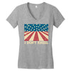 I Don't Kneel Women's V-Neck T-Shirt