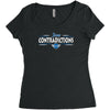 contradictions Women's Triblend Scoop T-shirt