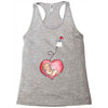 Mom and Baby are Connected to the Heart Racerback Tank