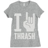 i love thrash Ladies Fitted T-Shirt