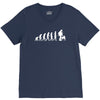 evolution  j&auml;ger jagen jagd jaeger flinte apportieren wald schie&szlig;en V-Neck Tee
