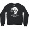 without a moustache einstein proud hirsute mustachioed grooming Crewneck Sweatshirt