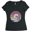 sea wawe Women's Triblend Scoop T-shirt