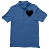 black heart Polo Shirt