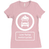 low flying motorcycles Ladies Fitted T-Shirt
