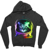 astronaut space cat Zipper Hoodie