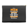 all men are created equal but only the best are born in october Accessory Pouches
