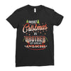 Merry Christmas To Brother Of Great Awesome Ladies Fitted T-Shirt