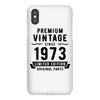 Premium Vintage Since 1973 Limited Edition Original Parts iPhoneX