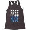 funny t shirts free hugs adult Racerback Tank