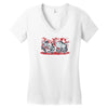 where the slashers are Women's V-Neck T-Shirt