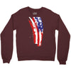 july 4th flag Crewneck Sweatshirt