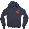 scorpion pocket Zipper Hoodie