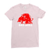 bad bull (2) Ladies Fitted T-Shirt