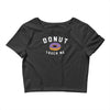 donut touch me funny Crop Top