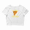 will plie for pizza Crop Top