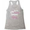real girls go fishing Racerback Tank