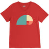 fibonacci golden ratio colorful V-Neck Tee