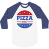 pizza 2017 3/4 Sleeve Shirt
