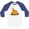 corgi pumpkin 3/4 Sleeve Shirt