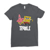 Trouble Ladies Fitted T-Shirt