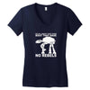 i'm all about that base Women's V-Neck T-Shirt