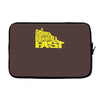going downhill fast cycling Laptop sleeve