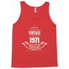 premium vintage 1971 classic perfectly aged limited edition Tank Top