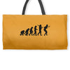 evolution of table tennis or ping pong mens black t shirt top Weekender Totes