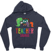 teacher saurus Zipper Hoodie