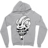 alien skull Zipper Hoodie
