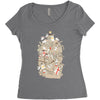 bad tempered rodents Women's Triblend Scoop T-shirt
