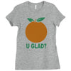 orange uglad Ladies Fitted T-Shirt