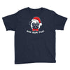 bah hum pug scrooge grinch christmas Youth Tee
