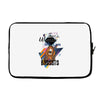 who loves bassets Laptop sleeve