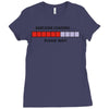 sarcasm loading please wait (2) Ladies Fitted T-Shirt