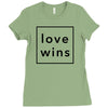 Love Wins Ladies Fitted T-Shirt