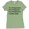 Revolution I Write Code Ladies Fitted T-Shirt