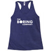 the boring company elon musk Racerback Tank