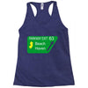 gps logo free exit 63 beach haven Racerback Tank