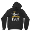 kings are born in 1981 Unisex Hoodie