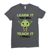 Learn it You Will Teach it i Shall Ladies Fitted T-Shirt