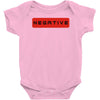 negative Baby Onesie