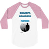 Grandpa And Grandson Fishing Partners For Life 3/4 Sleeve Shirt