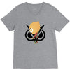 funny black gamming V-Neck Tee