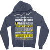 Legends Are Born In October Zipper Hoodie