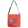 gone gamin logo Adjustable Strap Totes