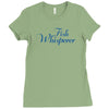 fish whisperer funny Ladies Fitted T-Shirt
