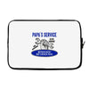 papa s service Laptop sleeve